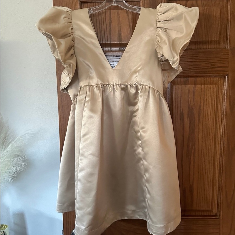 Cleobella gold dress